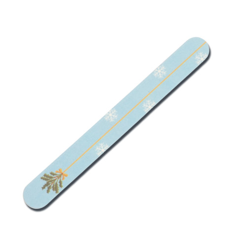 'Nagelfeile Weihnachten Motiv Winter, blau'