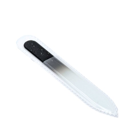 'Glitter-Glasfeile schwarz, 115 mm'