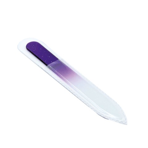 'Glitter-Glasfeile violett, 115 mm'