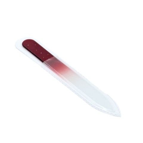 'Glitter-Glasfeile rot, 115 mm'