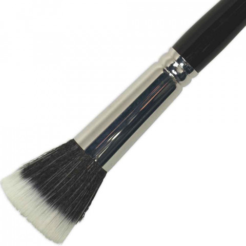 'Make-Up Pinsel Gr. 2, rund (Synthetik), 19,5 cm'