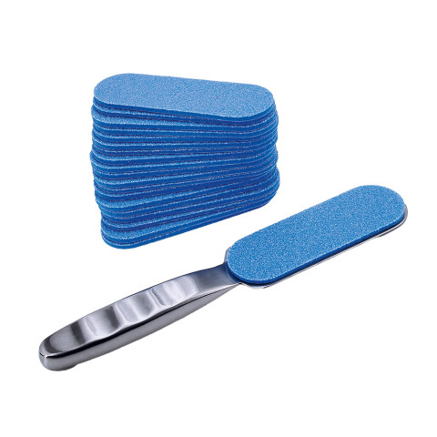 'Schleiffolien soft, grob, 34 x 108 mm, 20 Stück'