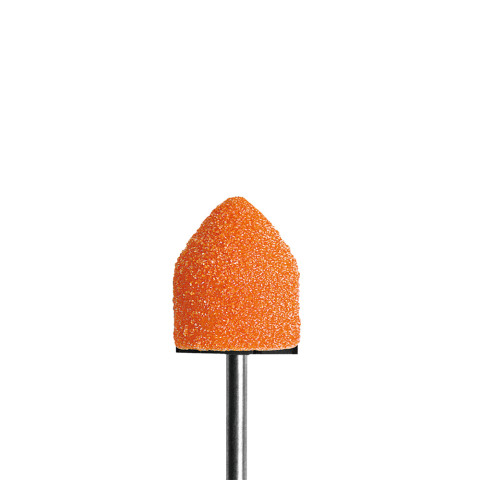 'LUKAS Podo-Schleifkappen 10mm SPITZ, GROB (10 Stück)'