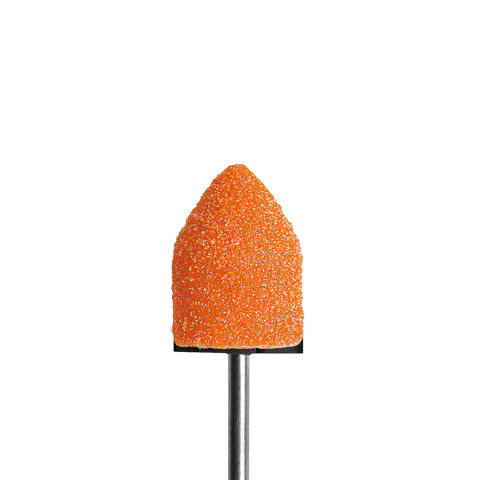 'LUKAS Podo-Schleifkappen 13mm SPITZ, GROB (10 Stück)'