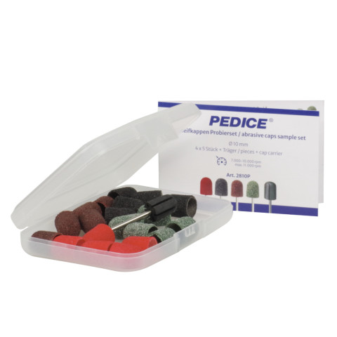 'PEDICE Schleifkappen Probier-Set 10mm'