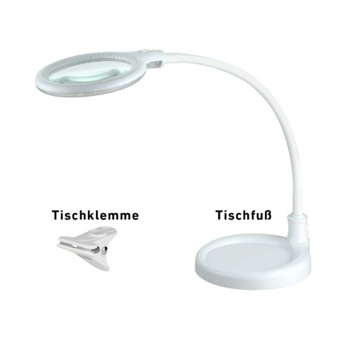 'Lupenleuchte Lumeno LED mit Schwanenhals'