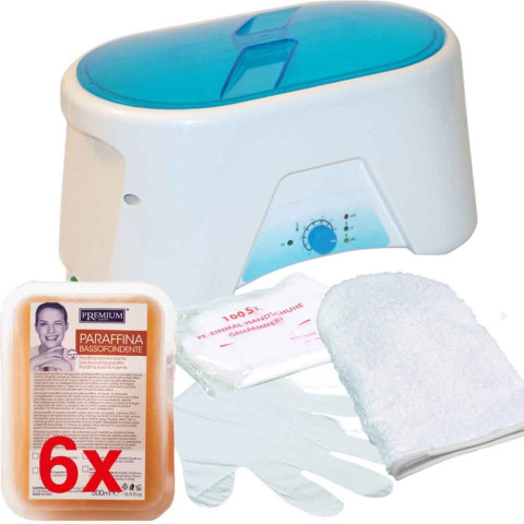 'Paraffin-Set Hand mit Paraffin-Wärmer'