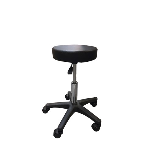 'Arbeitshocker BASIC mit rundem Sitz, ohne Lehne, schwarz'