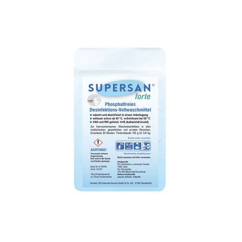 'SUPERSAN forte Desinfektions-Vollwaschmittel Beutel 100g'