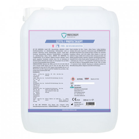 'PROTECTASEPT Sprüh-& Wischdesinfektion FLOWER, 5 L'