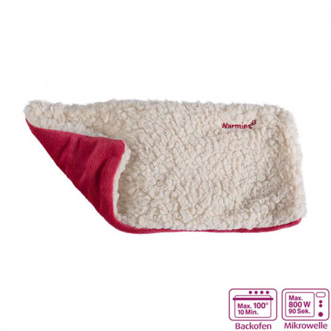 'Warmies Hot-Pak® Sherpa beige/fuchsia'