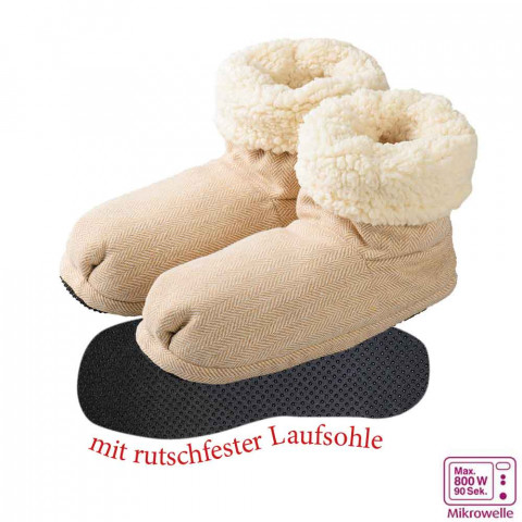 'Warmies Slippies® Boots Comfort beige'
