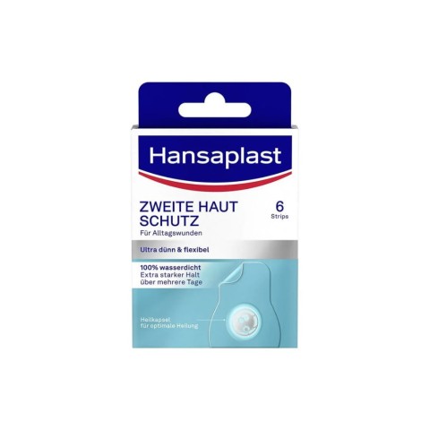 'Hansaplast Zweite Haut Schutz, 6 Stück'