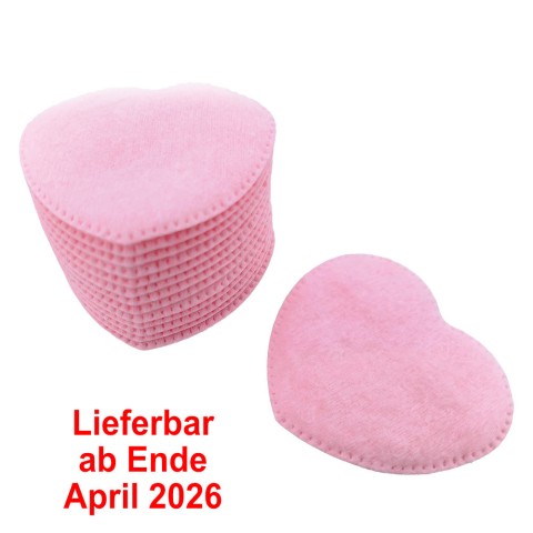 'Wattepads Herz, pink 50 Stück RAUE beauty'