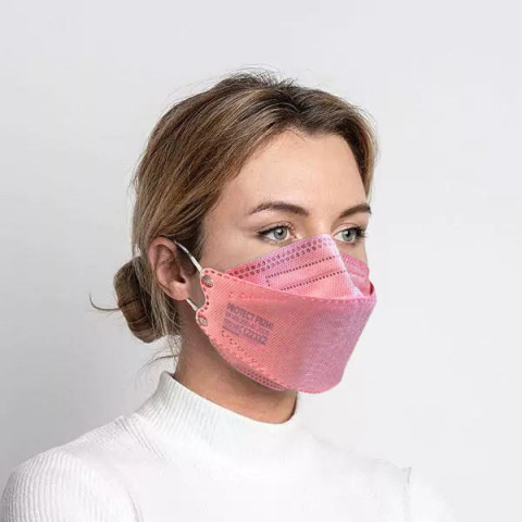'FFP2 AIR Atemschutzmaske rosa, 1 Stück'