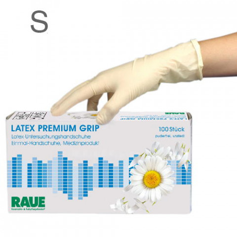 'RAUE Latex Premium Grip 100, Gr. S (6-7)'