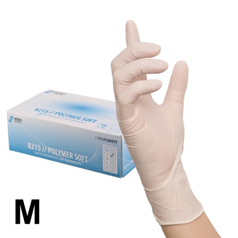 'Latex-Handschuhe Polymer Soft Gr. M'