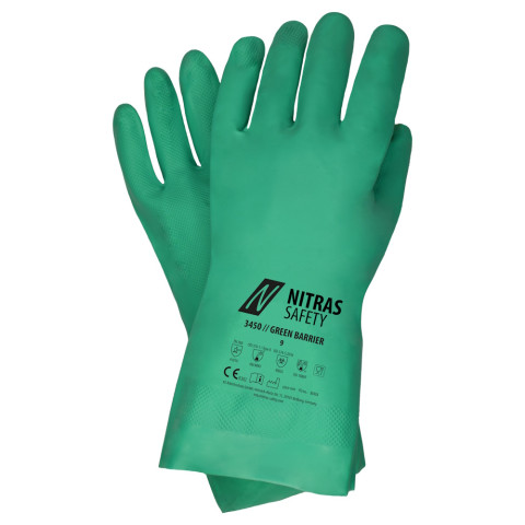 'GREEN BARRIER Chemieschutz-Handschuhe 1 Paar, Gr. 9'