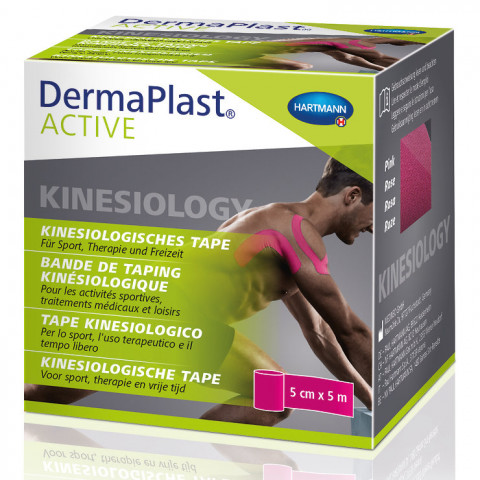 'DermaPlast ACTIVE Kinesio Tape pink, 5cm x 5m'