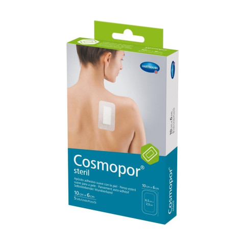 'Cosmopor Steril 10 cm x 6 cm, 5 Stück'