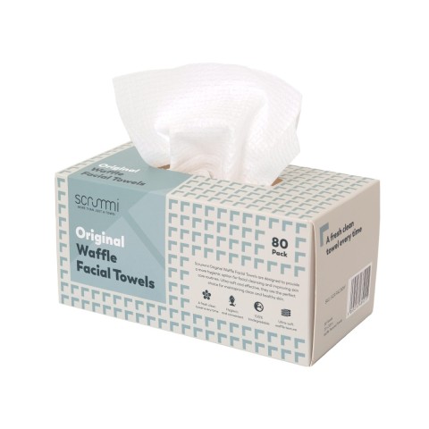 'SCRUMMI Gesichtstuch 20 x 20 cm, 80 Stück'