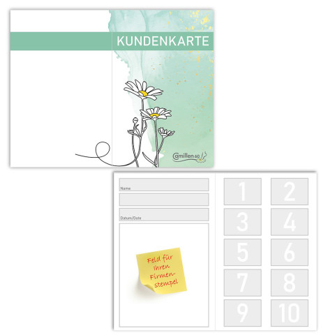'Kundenkarten Paket zu 50 Stück'