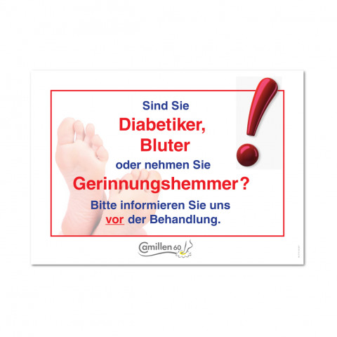 'Warnschild Diabetiker'