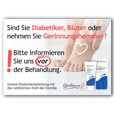 'Warnschild Diabetiker'