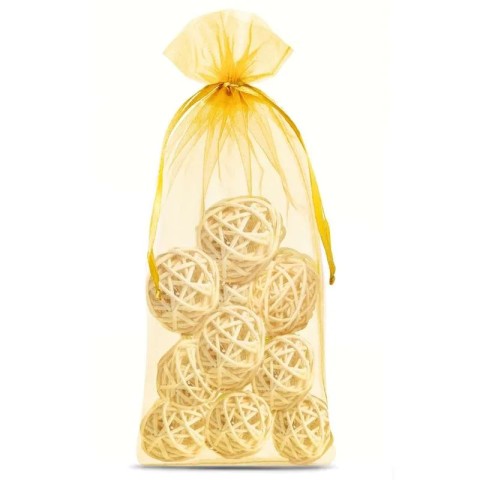 'Organza-Beutel 11 x 20 cm, gold, 25 Stück'