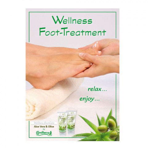 'Poster Wellness FootCare 42x60cm English laminated'