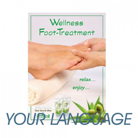 'Poster Wellness FootCare 42x60cm other language'