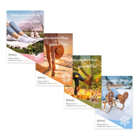 'Poster-Set Jahreszeiten, 4 Stück'