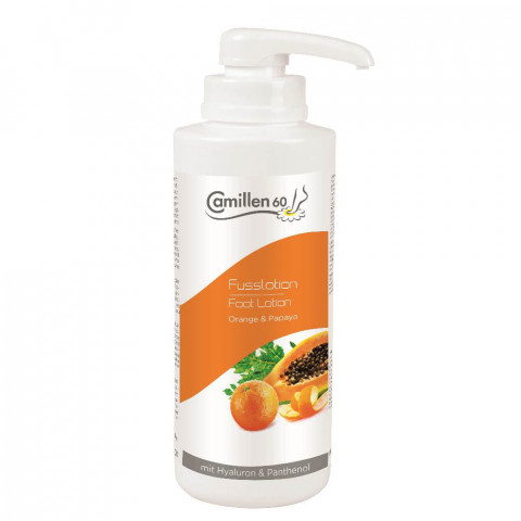 'FUSSLOTION ORANGE & PAPAYA 500ml - mit Spender'