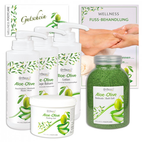 'Kabinen-Paket ALOE-OLIVE Wellness FootCare'