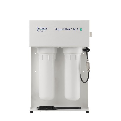 'Aquafilter 1 to 1 zur Herstellung von demineralisiertem Wasser'