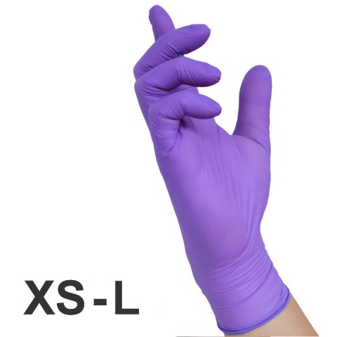 'RAUE Nitril-Handschuhe VIOLET 100 Stück'