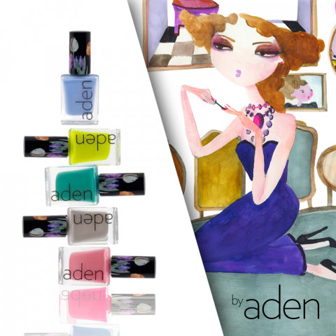 'ADEN Nagellacke 11 ml, Trendfarben'