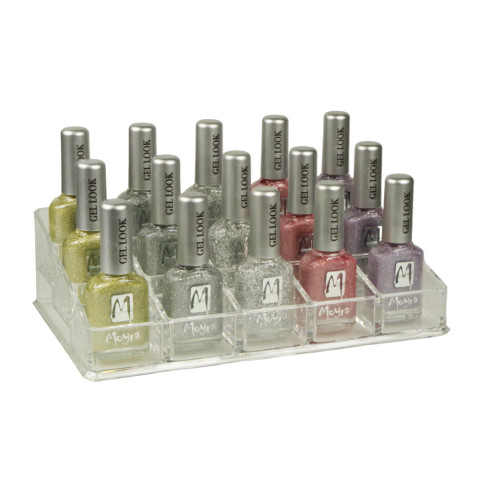 'Moyra Farbdisplay GLITTER, 15 x 12 ml'