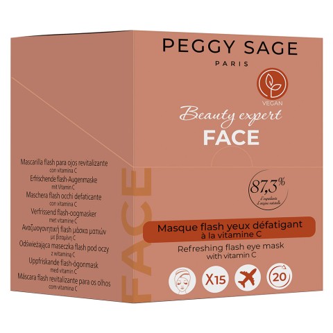 'Peggy Sage Display 15 x Erfrischende Augenmaske mit Vitamin C'