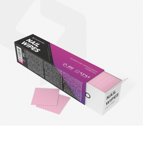 'EXPERT Nail Wipes, 400 perforierte fusselfreie Einmal-Tücher'