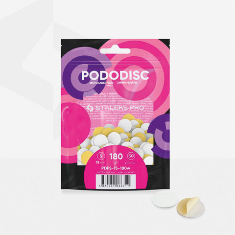 'Soft-Einwegfeilen Soft PODODISC S 15mm, 180er (50 Stk.)'