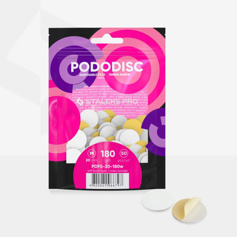 'Soft-Einwegfeilen Soft PODODISC M 20mm, 180er (50 Stk.)'