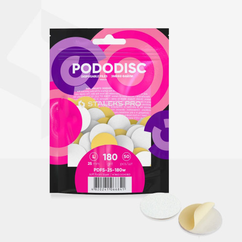 'Soft-Einwegfeilen Soft PODODISC L 25mm, 180er (50 Stk.)'
