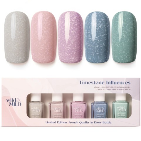 'Wild & Mild Nagellack-Set Limestone 5 x 12 ml'