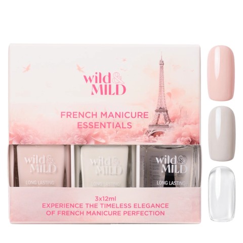 'Wild & Mild Nagellack-Set French Manicure 3 x 12 ml'