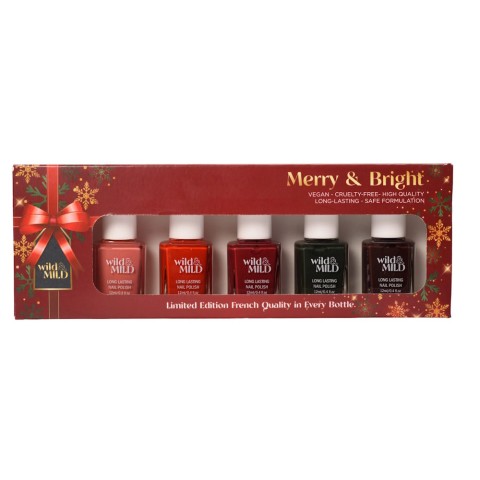 'Wild & Mild Nagellack-Set Merry&Bright 5 x 12 ml'