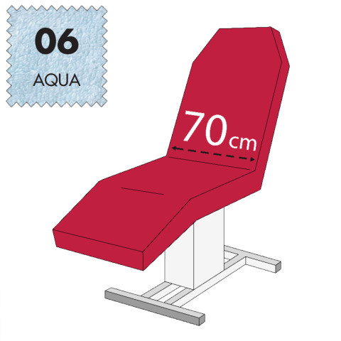 'Kosmetikliegenbezug, Frottee - 06 aqua'