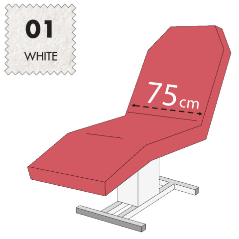 'Massageliegenbezug, Frottee - 01 white'