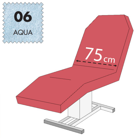 'Massageliegenbezug, Frottee - 06 aqua'