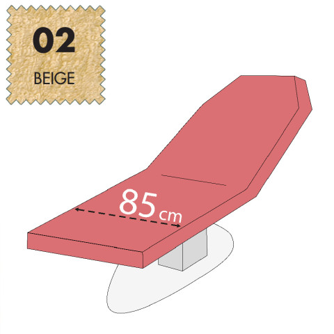'Wellnessliegenbezug, Frottee - 02 beige'
